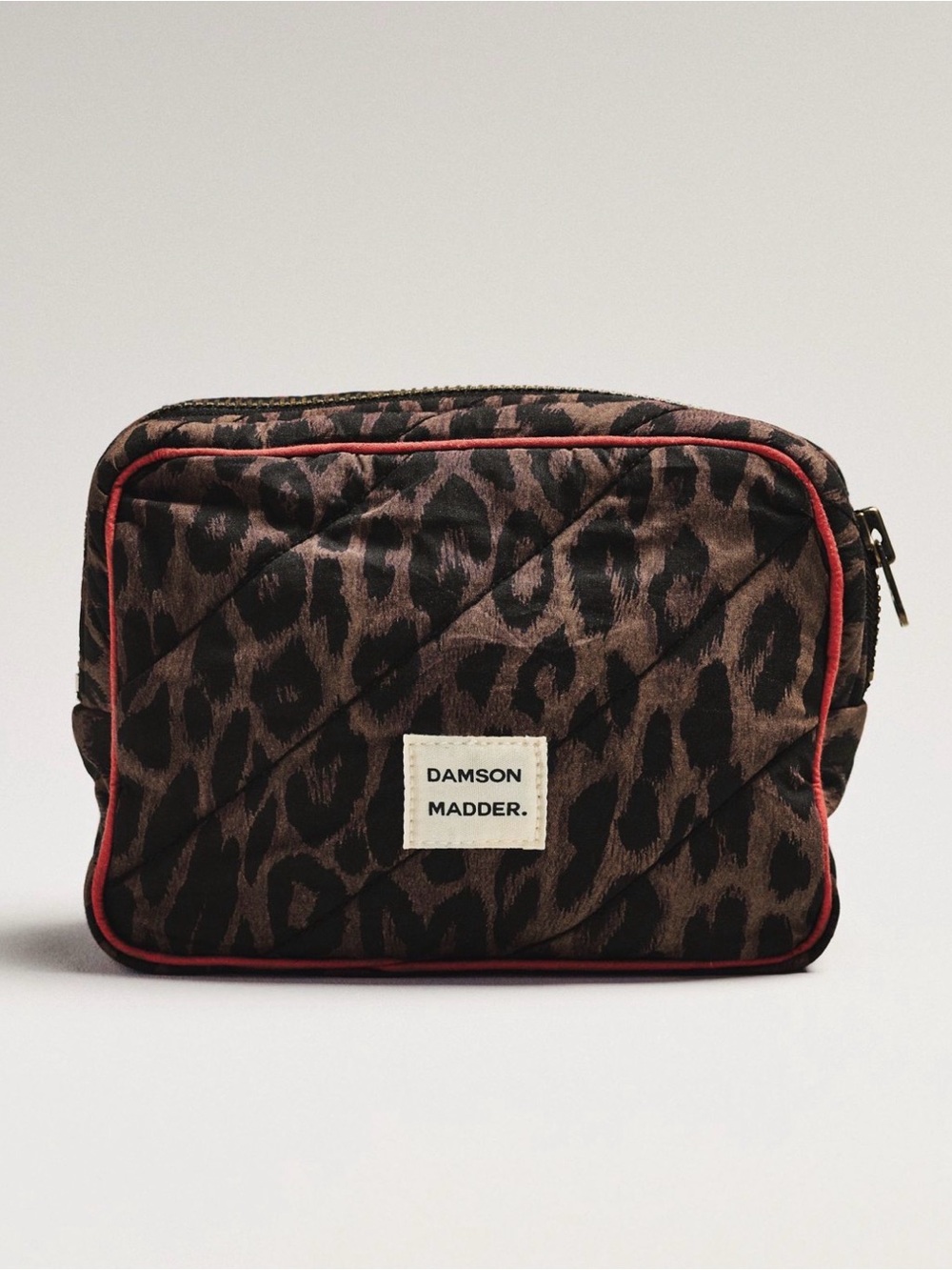 Damson Madder Quilted Make Up Bag